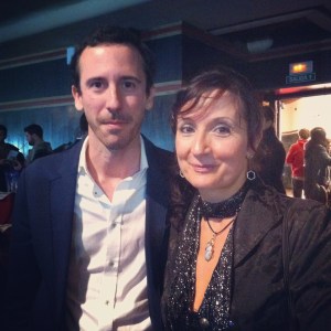 Con Teresa Cunillera. asesora histórica de Isabel 